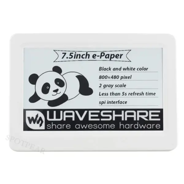 7.5 Inch NFC-Powered e-Paper Display Screen - Image 6