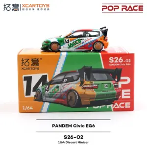 POPRACE 1:64 Civic EG6-JACCS Diecast Model 8 Sfffcb2aaeb484d4b9b0eddad6bbea593i