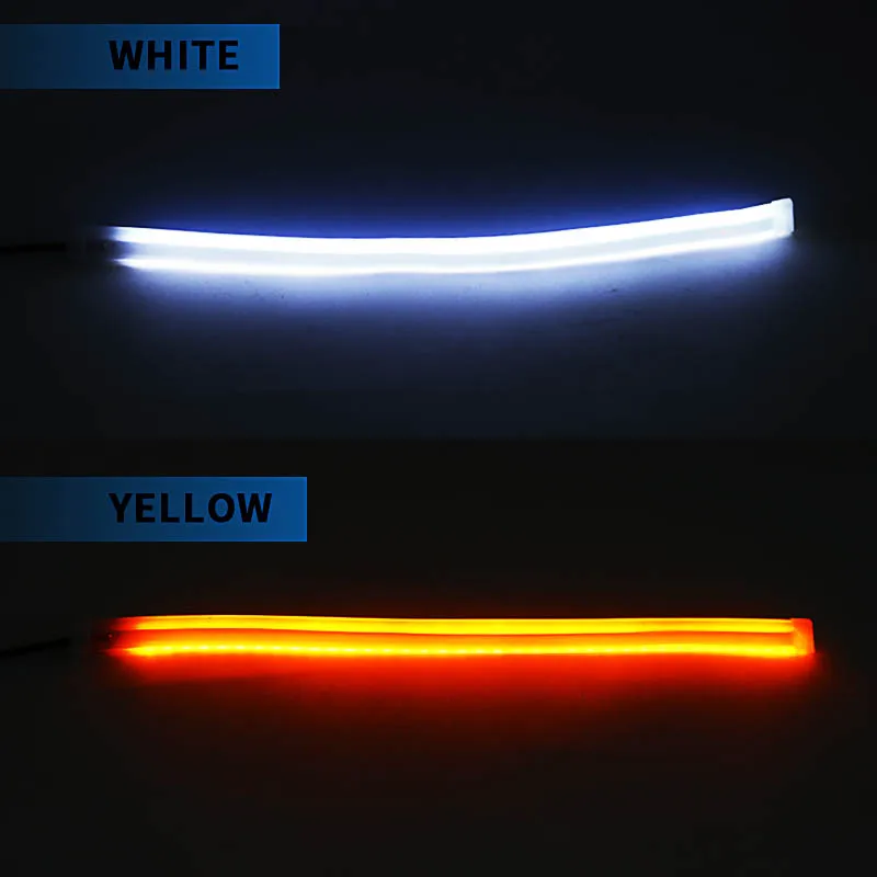 2 PCS Flexible LED Daytime Running Lights 3 2 PCS Flexible LED Daytime Running Lights - Image 3