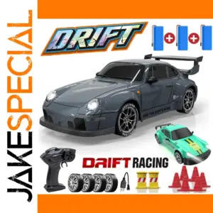 4WD RC Drift Car with LED Lights and Remote