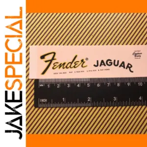 Fender Jaguar Headstock Decal - 3 Pcs Set