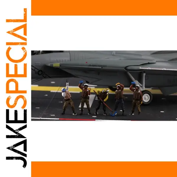 1/72 US Navy Aircraft Carrier Scene Set of 5 Models