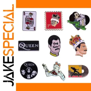 Classic Queen Enamel Metal Brooch Badge for Fans