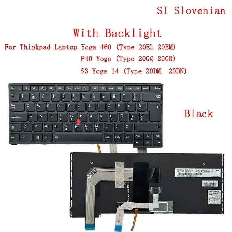 Lenovo Thinkpad Backlit Keyboard for Yoga 14 & P40 9 Lenovo Thinkpad Backlit Keyboard for Yoga 14 & P40 - Image 9