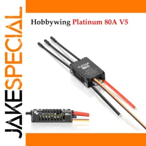 Hobbywing Platinum 80A V5 ESC for RC Helicopters