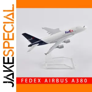 FedEx Airbus A380 Model Aircraft Display