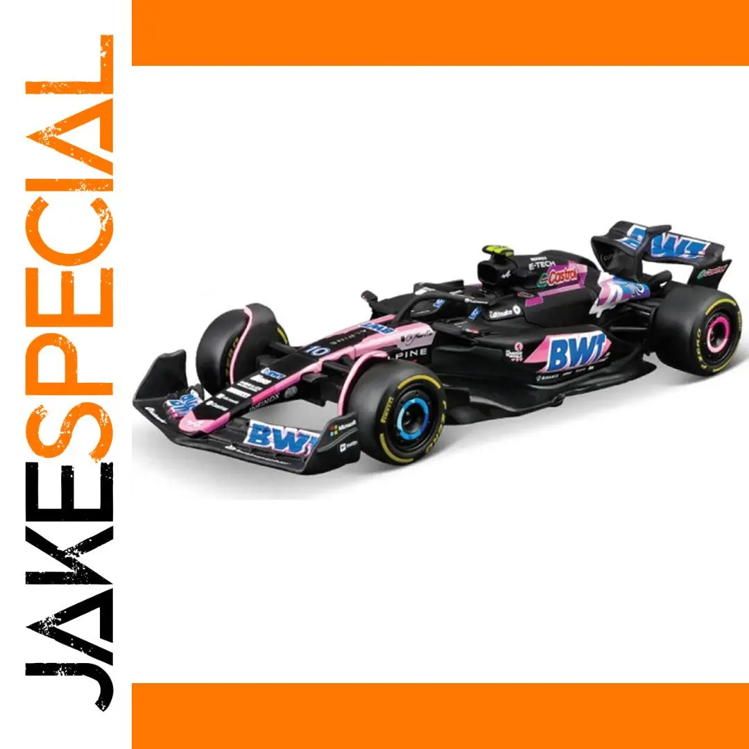 Bburago 1:43 Alpine F1 Model Car #10 Diecast 1 Bburago 1:43 Alpine F1 Model Car #10 Diecast