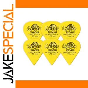Dunlop Tortex Sharp Guitar Picks Set of 6