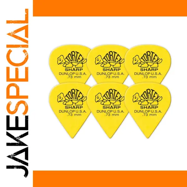 Dunlop Tortex Sharp Guitar Picks Set of 6