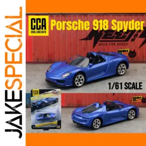 CCA Porsche 918 Spyder Diecast Model 1:61 Blue