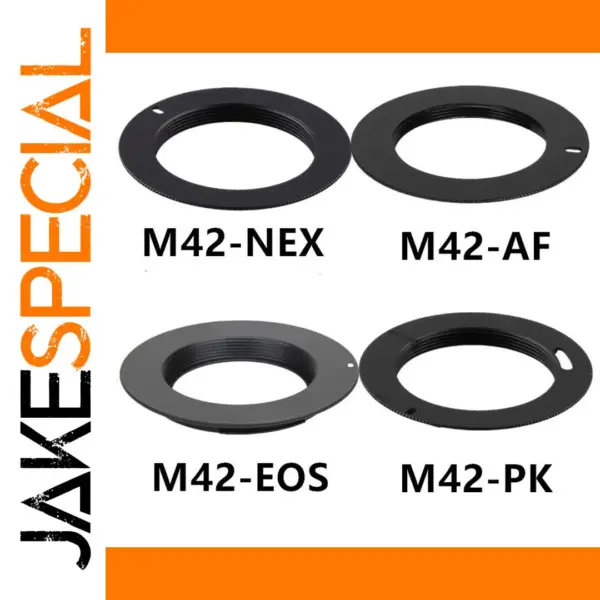 M42 Lens Adapter Set for Various Cameras