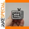 You Are Not Immune Propaganda Enamel Badge