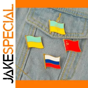 Classic Soviet Union Flag Enamel Pin Badge