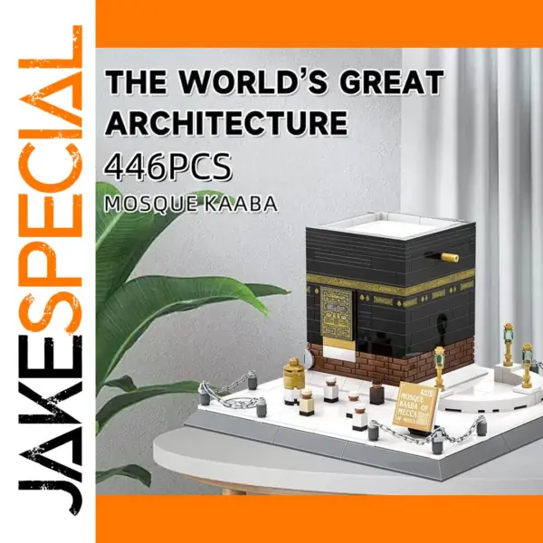 446PCS Mecca Mosque Kaaba Building Blocks Model