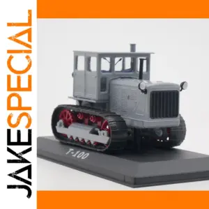 1:43 Scale T-100 Soviet Crawler Tractor Alloy Model