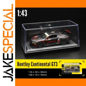 Bentley Continental GT3 Scale Model 1:43 Acrylic Case