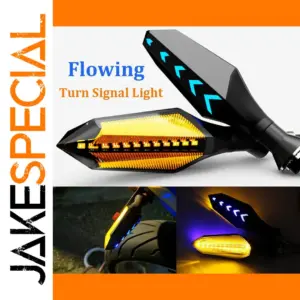 8mm Motorcycle LED Turn Signal with Sequential Flow