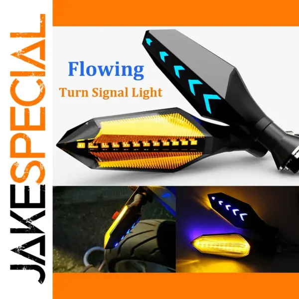 8mm Motorcycle LED Turn Signal with Sequential Flow