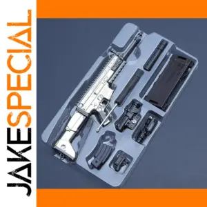Metal Semi-Automatic Rifle Model with Accessories