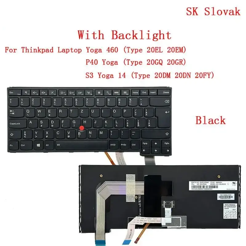 Lenovo Thinkpad Backlit Keyboard for Yoga 14 & P40 18 Lenovo Thinkpad Backlit Keyboard for Yoga 14 & P40 - Image 18
