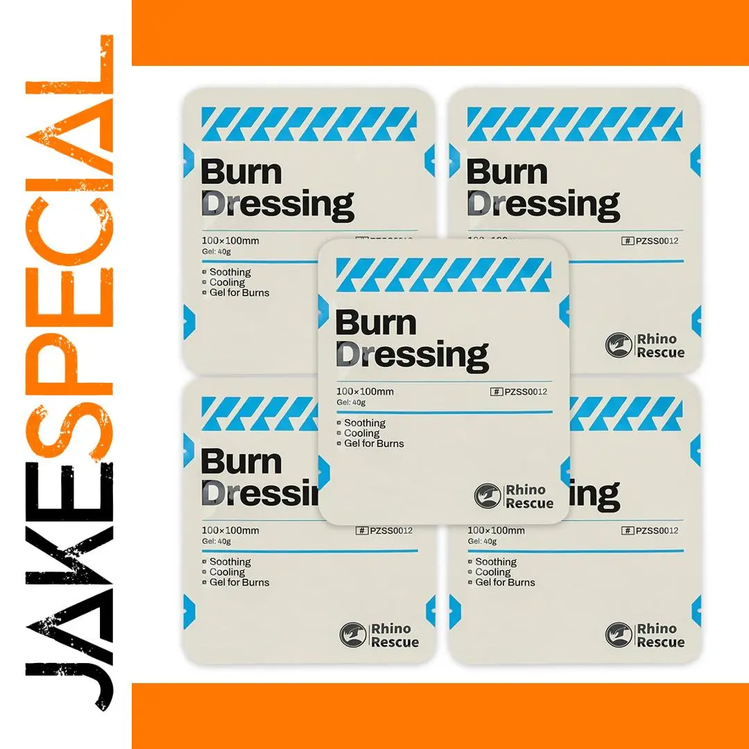 Rhino Rescue Burn Dressing 100x100mm 1 Rhino Rescue Burn Dressing 100x100mm