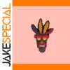 Aku Aku Wolf Enamel Brooch Pin Badge