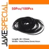 Universal Flat Rubber Drive Belts 50/100Pcs
