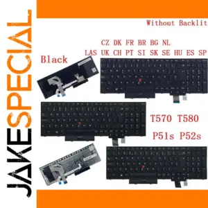 Lenovo ThinkPad T570 P51S P580 Keyboard LAS UK SWS PT