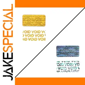 280pcs Golden Hologram Security Stickers