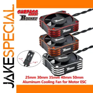 High-Performance Rocket Metal Cooling Fans for RC Motors