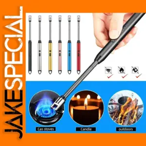 Stylish Windproof Plasma Lighter in 6 Colors