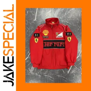 Scuderia Ferrari Racing Red Jacket for Men