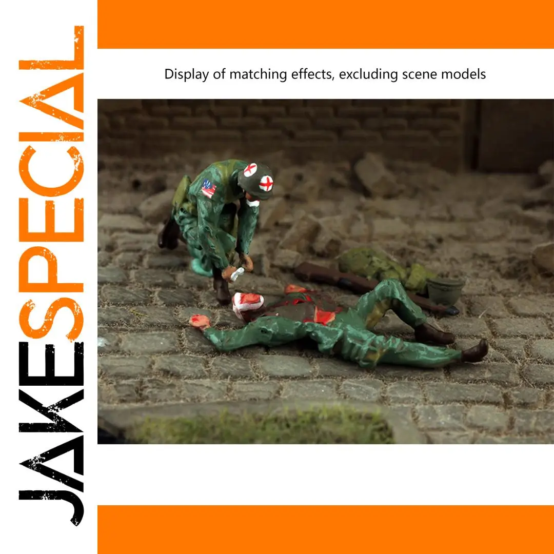 1/72 US Battlefield Rescue Soldier Figures Set 1 1/72 US Battlefield Rescue Soldier Figures Set