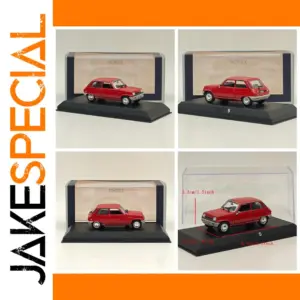 NOREV 1/43 Red Hatchback Diecast Model Car