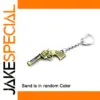 Vintage Toy Revolver Keychain with Sand Element