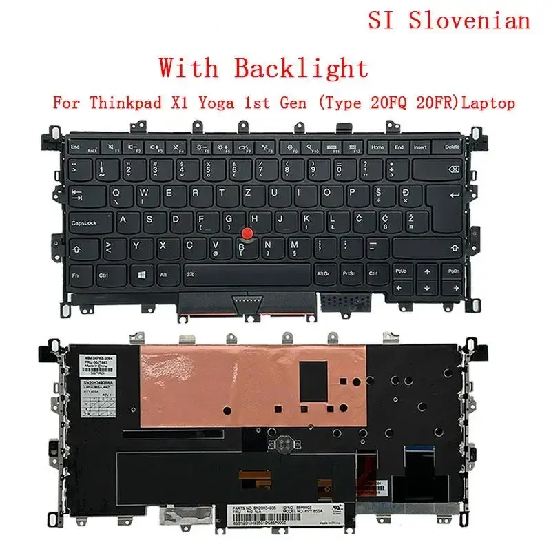 Backlit Keyboard for Lenovo X1 Yoga 1st Gen 19 Backlit Keyboard for Lenovo X1 Yoga 1st Gen - Image 19