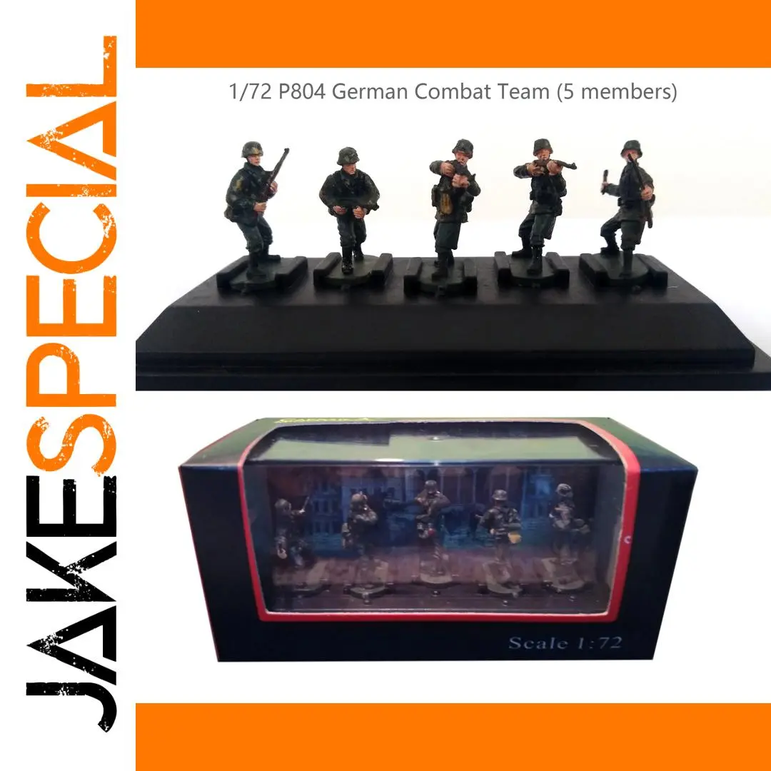 1/72 German Combat Soldier Set (5 Figures) 1 1/72 German Combat Soldier Set (5 Figures)