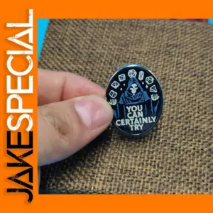 Anime Dungeon D20 Dice Brooch Jewelry