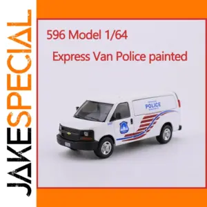 1/64 Scale Chevrolet Express VAN Police Model
