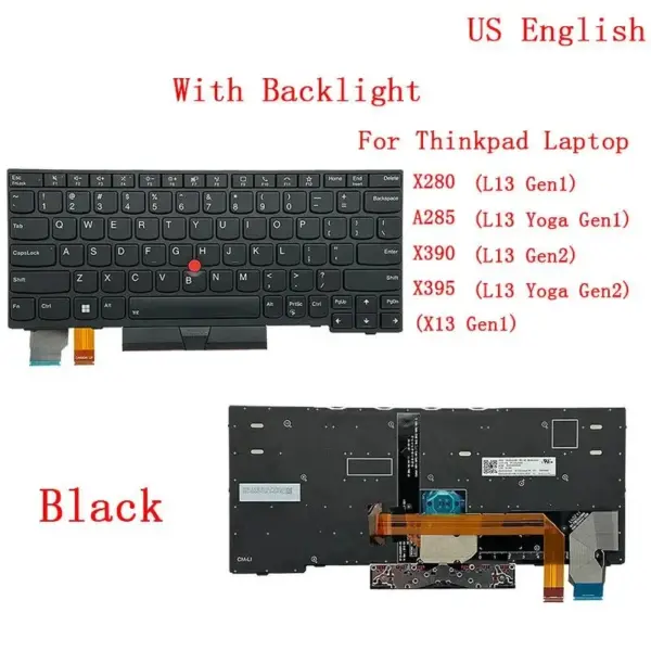 Lenovo ThinkPad X13/X280 Backlit Keyboard Replacement - Image 7