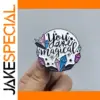 Magical Crystal Witch Letter Brooch for Women