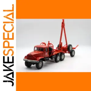 1/43 KRAZ-214L Log Truck with Trailer