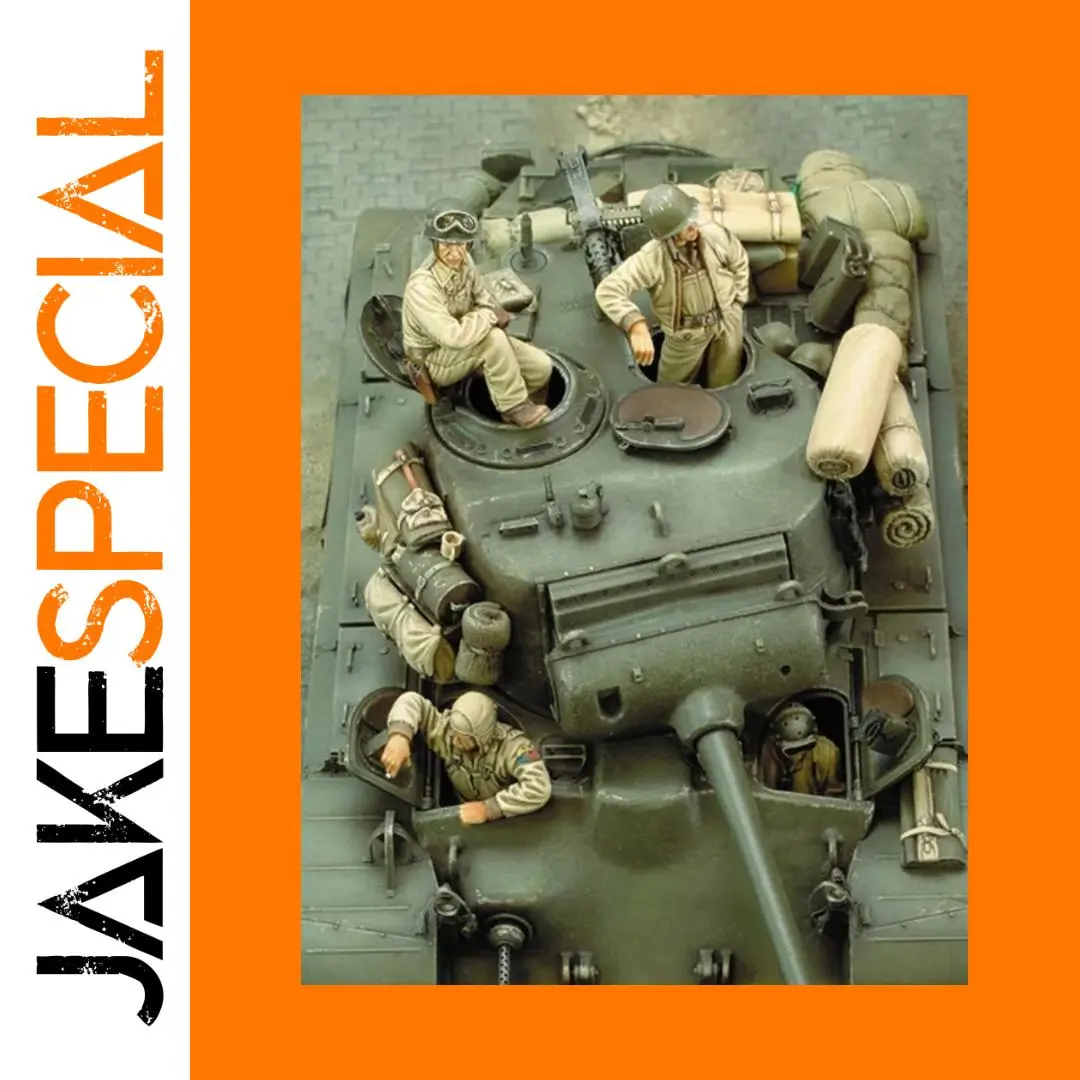 1/35 WWII US Army Tank Crew Resin Figure Set 1 1/35 WWII US Army Tank Crew Resin Figure Set