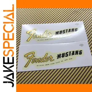 Fender Mustang Headstock Decals 2-Pack