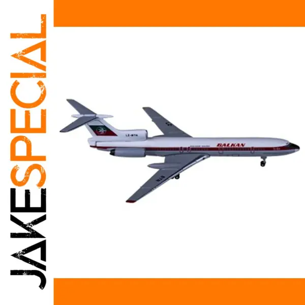 1/400 Scale Tupolev Tu-154 Balkan Diecast Model