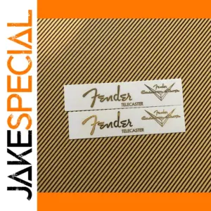 Fender Telecaster Headstock Decals Set of 2