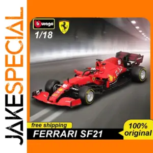 F1 Ferrari SF21 SF1000 Diecast Model 1:18