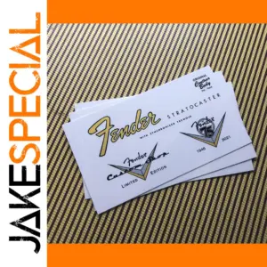 Fender Stratocaster Headstock Decal Set of 3