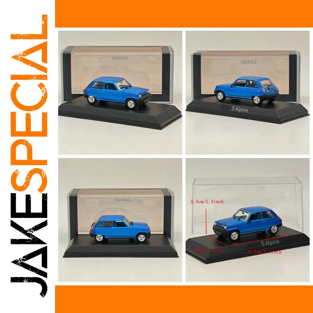 Norev Renault 5 Alpine Blue Model Car 1 Norev Renault 5 Alpine Blue Model Car