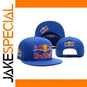 Red Bull Blue Snapback Cap for Men